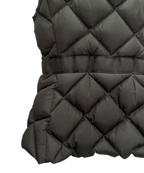 HERMES（エルメス）HERMES (エルメス) ロゴパッチ ダウンベスト ブラック サイズ:36の古着・服飾アイテム