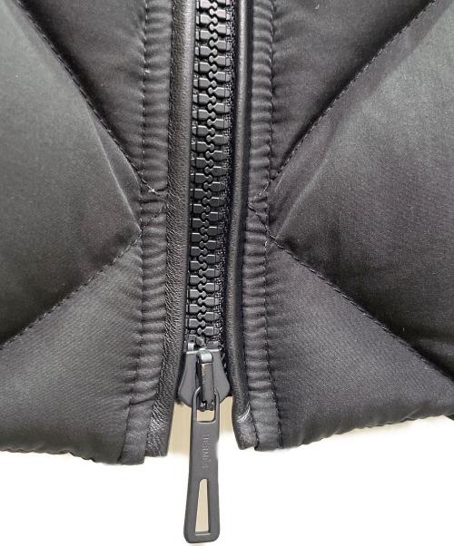 HERMES（エルメス）HERMES (エルメス) ロゴパッチ ダウンベスト ブラック サイズ:36の古着・服飾アイテム