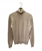 HERMESエルメス）の古着「カシミヤタートルネック エルボーパッチシェーヌダンクル」｜ブラウン