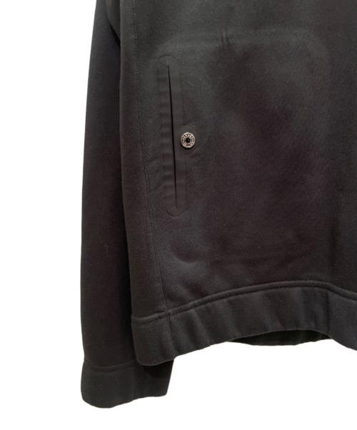 HERMES（エルメス）HERMES (エルメス) セリエボタンハーフジップパーカー ブラック サイズ:XXLの古着・服飾アイテム