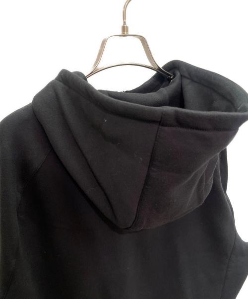 HERMES（エルメス）HERMES (エルメス) セリエボタンハーフジップパーカー ブラック サイズ:XXLの古着・服飾アイテム