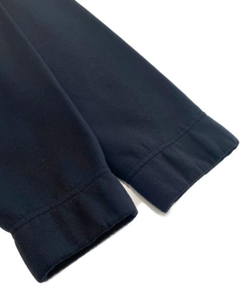 HERMES（エルメス）HERMES (エルメス) セリエボタンハーフジップパーカー ブラック サイズ:XXLの古着・服飾アイテム