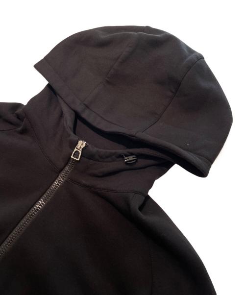 HERMES（エルメス）HERMES (エルメス) セリエボタンハーフジップパーカー ブラック サイズ:XXLの古着・服飾アイテム