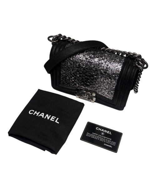 CHANEL（シャネル）CHANEL (シャネル) ボーイシャネル20 ブラックの古着・服飾アイテム