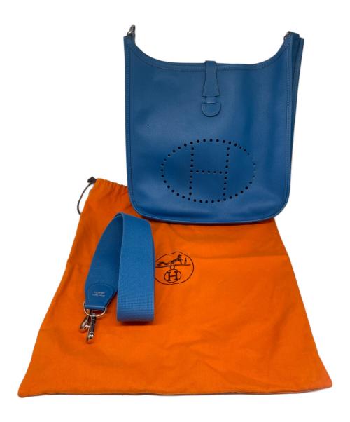 HERMES（エルメス）HERMES (エルメス) エブリン1 ブルーの古着・服飾アイテム