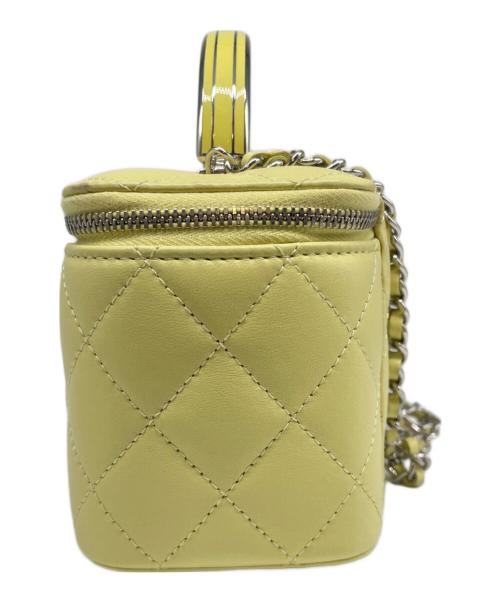 CHANEL（シャネル）CHANEL (シャネル) バニティ ショルダーバッグ イエローの古着・服飾アイテム