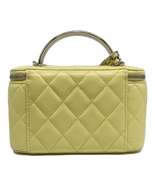 CHANEL（シャネル）CHANEL (シャネル) バニティ ショルダーバッグ イエローの古着・服飾アイテム