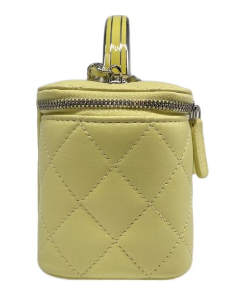 CHANEL（シャネル）CHANEL (シャネル) バニティ ショルダーバッグ イエローの古着・服飾アイテム
