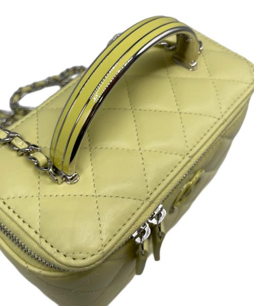 CHANEL（シャネル）CHANEL (シャネル) バニティ ショルダーバッグ イエローの古着・服飾アイテム