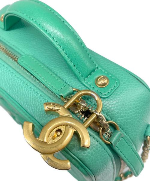 CHANEL（シャネル）CHANEL (シャネル) CCフィリグリー バニティーケース エメラルドグリーンの古着・服飾アイテム