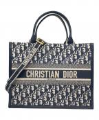 Christian Diorクリスチャン ディオール）の古着「ブックトート」｜ネイビー