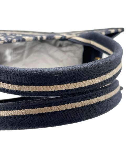 Christian Dior（クリスチャン ディオール）Christian Dior (クリスチャン ディオール) ブックトート ネイビー サイズ:ミディアムの古着・服飾アイテム