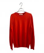 JIL SANDERジルサンダー）の古着「Vネックニット」｜レッド