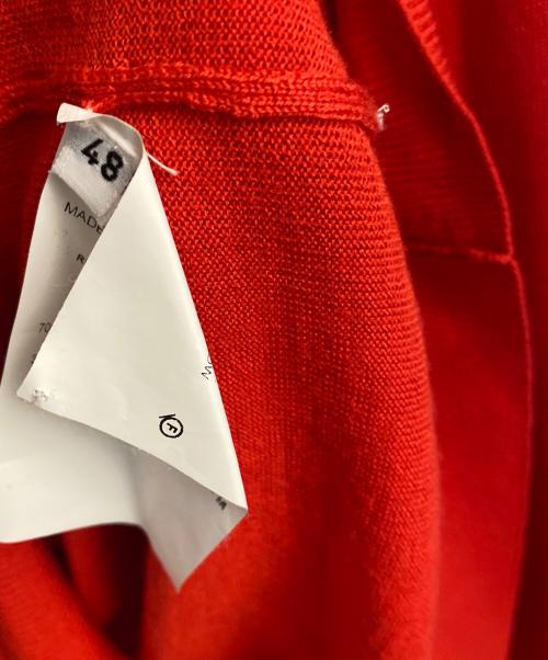 JIL SANDER（ジルサンダー）JIL SANDER (ジルサンダー) Vネックニット レッド サイズ:48の古着・服飾アイテム