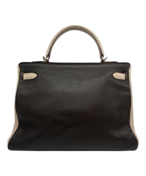 HERMES（エルメス）HERMES (エルメス) ケリー32 内縫い/マットシルバー金具/トリヨンクレマンス/□G刻印 トリコロールカラー サイズ:32の古着・服飾アイテム
