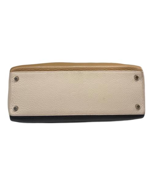 HERMES（エルメス）HERMES (エルメス) ケリー32 内縫い/マットシルバー金具/トリヨンクレマンス/□G刻印 トリコロールカラー サイズ:32の古着・服飾アイテム