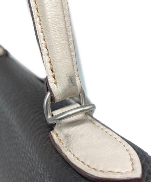 HERMES（エルメス）HERMES (エルメス) ケリー32 内縫い/マットシルバー金具/トリヨンクレマンス/□G刻印 トリコロールカラー サイズ:32の古着・服飾アイテム