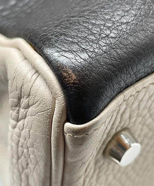 HERMES（エルメス）HERMES (エルメス) ケリー32 内縫い/マットシルバー金具/トリヨンクレマンス/□G刻印 トリコロールカラー サイズ:32の古着・服飾アイテム