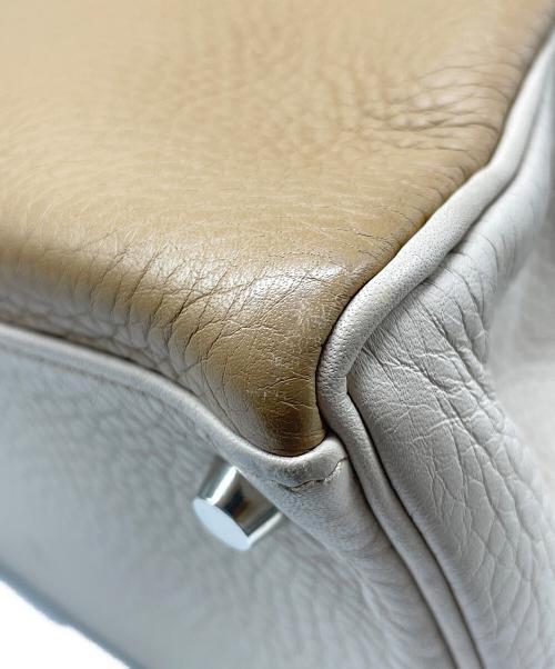 HERMES（エルメス）HERMES (エルメス) ケリー32 内縫い/マットシルバー金具/トリヨンクレマンス/□G刻印 トリコロールカラー サイズ:32の古着・服飾アイテム
