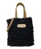 MARNIマルニ）の古着「MUSEO SOFT MINI」｜ブラック×ベージュ