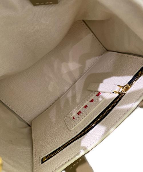 MARNI（マルニ）MARNI (マルニ) MUSEO SOFT MINI ブラック×ベージュの古着・服飾アイテム