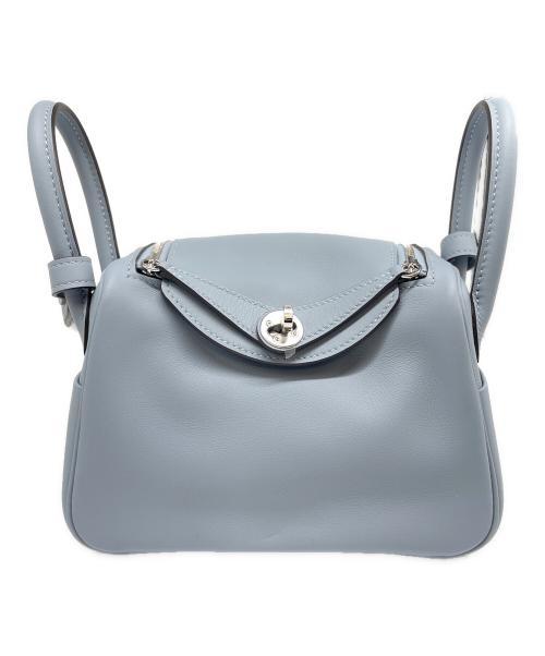 HERMES（エルメス）HERMES (エルメス) リンディ ミニ/シルバー金具/ヴォースイフト/グリパンタン/K刻印 グリパンタン サイズ:ミニ 未使用品の古着・服飾アイテム