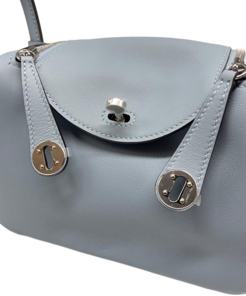 HERMES（エルメス）HERMES (エルメス) リンディ ミニ/シルバー金具/ヴォースイフト/グリパンタン/K刻印 グリパンタン サイズ:ミニ 未使用品の古着・服飾アイテム