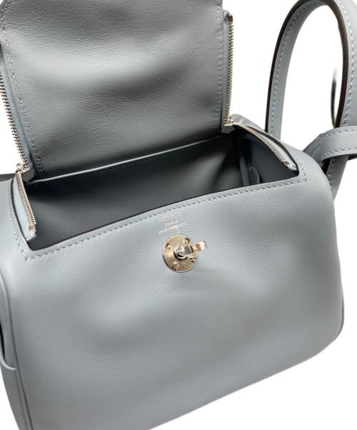 HERMES（エルメス）HERMES (エルメス) リンディ ミニ/シルバー金具/ヴォースイフト/グリパンタン/K刻印 グリパンタン サイズ:ミニ 未使用品の古着・服飾アイテム
