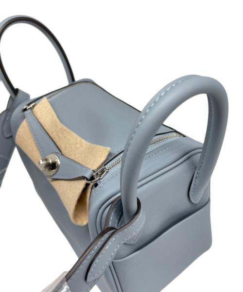 HERMES（エルメス）HERMES (エルメス) リンディ ミニ/シルバー金具/ヴォースイフト/グリパンタン/K刻印 グリパンタン サイズ:ミニ 未使用品の古着・服飾アイテム