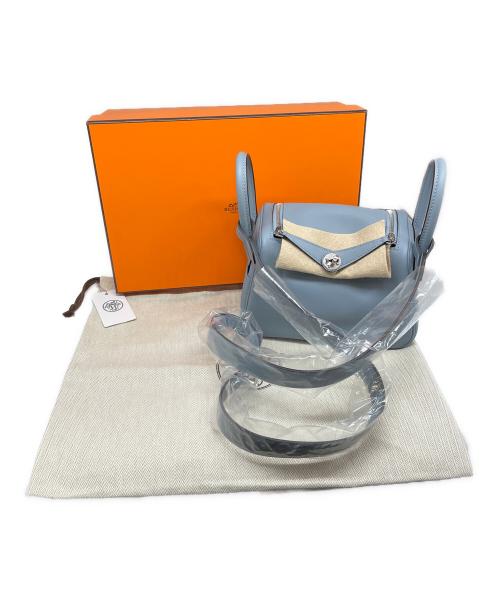 HERMES（エルメス）HERMES (エルメス) リンディ ミニ/シルバー金具/ヴォースイフト/グリパンタン/K刻印 グリパンタン サイズ:ミニ 未使用品の古着・服飾アイテム