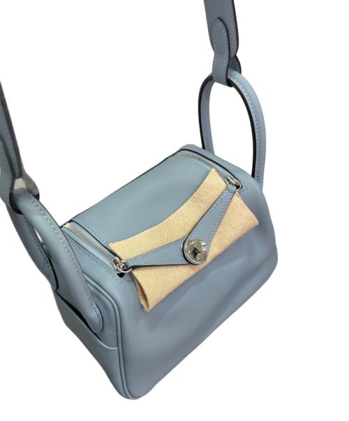 HERMES（エルメス）HERMES (エルメス) リンディ ミニ/シルバー金具/ヴォースイフト/グリパンタン/K刻印 グリパンタン サイズ:ミニ 未使用品の古着・服飾アイテム
