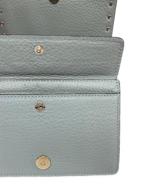 VALENTINO（ヴァレンティノ）VALENTINO (ヴァレンティノ) ロックスタッズ ミニチェーンショルダー ライトグレーの古着・服飾アイテム