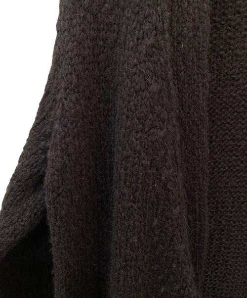 Martin Margiela4（マルタンマルジェラ 4）Martin Margiela4 (マルタンマルジェラ 4) アルパカ混ロングニットガウン ブラック サイズ:Mの古着・服飾アイテム
