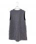 中古・古着 DRAWER (ドゥロワー) ウールケヌキチェックコンビジレ ネイビー×グレー サイズ:36：14000円