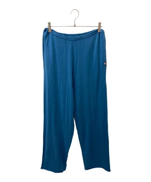 extreme cashmere（エクストリーム カシミア）extreme cashmere (エクストリーム カシミア) カシミヤ混ニットパンツ スカイブルー サイズ:-の古着・服飾アイテム