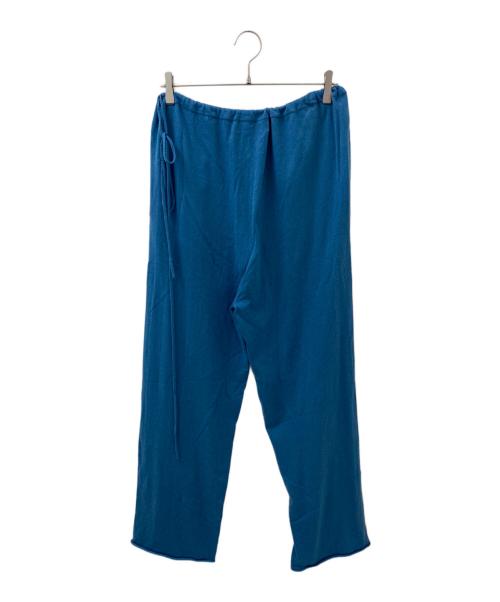 extreme cashmere（エクストリーム カシミア）extreme cashmere (エクストリーム カシミア) カシミヤ混ニットパンツ スカイブルー サイズ:-の古着・服飾アイテム