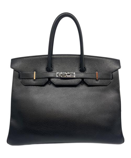 HERMES（エルメス）HERMES (エルメス) バーキン 35/シルバー金具/ヴァッシュリエジェ/ブラック/□I刻印:2005年 ブラック サイズ:35の古着・服飾アイテム