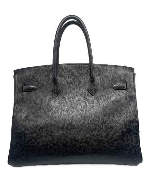 HERMES（エルメス）HERMES (エルメス) バーキン 35/シルバー金具/ヴァッシュリエジェ/ブラック/□I刻印:2005年 ブラック サイズ:35の古着・服飾アイテム