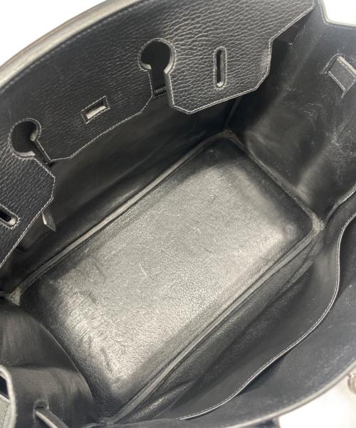 HERMES（エルメス）HERMES (エルメス) バーキン 35/シルバー金具/ヴァッシュリエジェ/ブラック/□I刻印:2005年 ブラック サイズ:35の古着・服飾アイテム