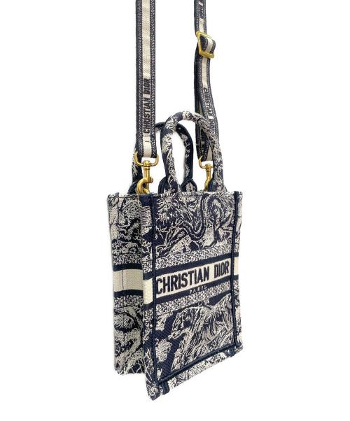 Christian Dior（クリスチャン ディオール）Christian Dior (クリスチャン ディオール) TOTE ミニ フォンバッグ ネイビー サイズ:mini/ミニの古着・服飾アイテム