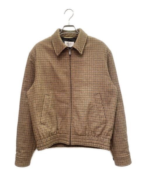 Saint Laurent Paris（サンローランパリ）Saint Laurent Paris (サンローランパリ) チェックボンバージャケット ベージュ サイズ:Ｆ36の古着・服飾アイテム