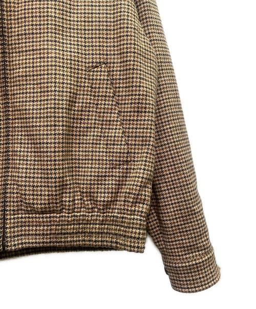 Saint Laurent Paris（サンローランパリ）Saint Laurent Paris (サンローランパリ) チェックボンバージャケット ベージュ サイズ:Ｆ36の古着・服飾アイテム