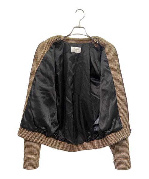 Saint Laurent Paris（サンローランパリ）Saint Laurent Paris (サンローランパリ) チェックボンバージャケット ベージュ サイズ:Ｆ36の古着・服飾アイテム