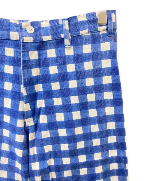 SZ Blockprints（エスゼットブロックプリント）SZ Blockprints (エスゼットブロックプリント) Ron Herman (ロンハーマン) 総柄パンツ ブルー×ホワイト サイズ:Sの古着・服飾アイテム