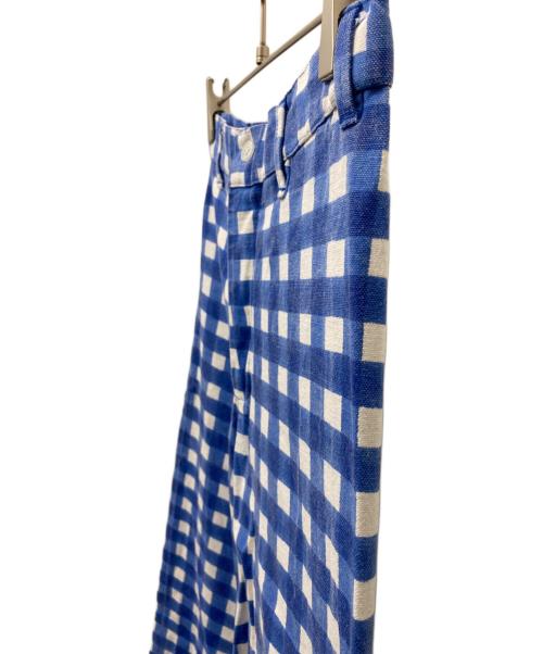 SZ Blockprints（エスゼットブロックプリント）SZ Blockprints (エスゼットブロックプリント) Ron Herman (ロンハーマン) 総柄パンツ ブルー×ホワイト サイズ:Sの古着・服飾アイテム