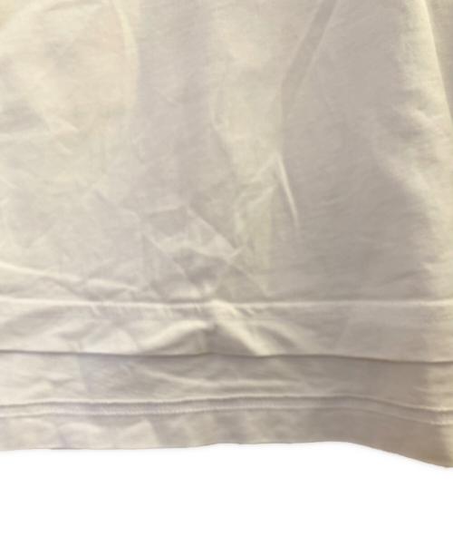 Maison Margiela（メゾンマルジェラ）Maison Margiela (メゾンマルジェラ) Vネック半袖カットソー ホワイト サイズ:Lの古着・服飾アイテム