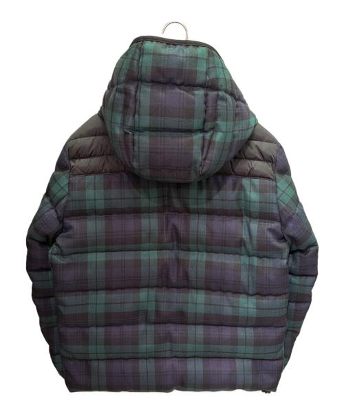 MONCLER（モンクレール）MONCLER (モンクレール) ダウンジャケット/STEPHAN GIUBBOTTO グリーン×ネイビー サイズ:3の古着・服飾アイテム