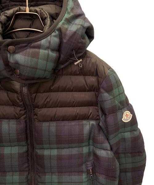 MONCLER（モンクレール）MONCLER (モンクレール) ダウンジャケット/STEPHAN GIUBBOTTO グリーン×ネイビー サイズ:3の古着・服飾アイテム