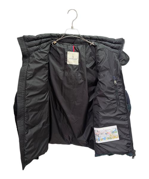 MONCLER（モンクレール）MONCLER (モンクレール) ダウンジャケット/STEPHAN GIUBBOTTO グリーン×ネイビー サイズ:3の古着・服飾アイテム