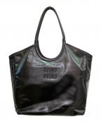 MIU MIUミュウミュウ）の古着「lvy レザーバッグ」｜ブラック